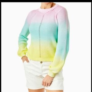 Lilly pulitzer ritzianna ombre sweater size large